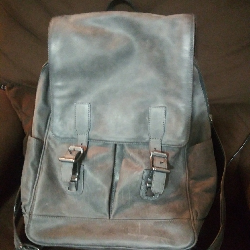 Frye leather backpack (laptop)